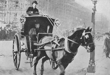 Le Premier ministre prend un taxi, d